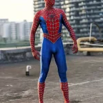 Unisex Blue Web Hero Suit with Removable Mask 1 | PricZone