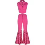 Rose Red Bell Bottoms Doll Inspired Costume Set 6 | PricZone