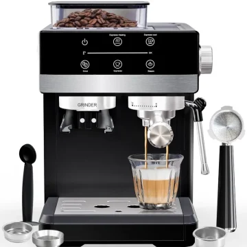 Bluebow 20 Bar Espresso Machine with Grinder 1 | PricZone