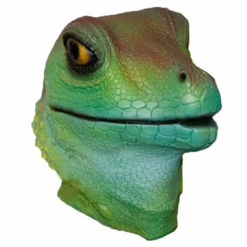 Latex Lizard Full Head Cosplay Mask for Adults 2