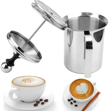 Stainless Steel Double Mesh Milk Frother 400800ml 1 | PricZone