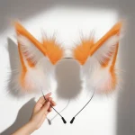 Furry Black Cat Ears Headband for Cosplay 1 | PricZone