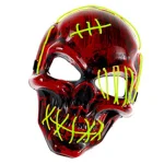 Glow LED Skull Pirate Mask for Halloween 3 | PricZone