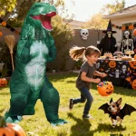Adult T Rex Inflatable Dinosaur Costume 3 | PricZone
