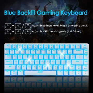 Ziyou Lang Blue LED Gaming Keyboard Set 2 | PricZone