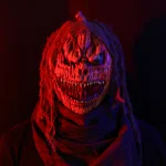 Pumpkin Ghost Braided Wig Cosplay Mask Womens 2 | PricZone