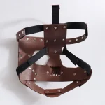 Roman Gladiator Leather Mask Helmet for Cosplay 6 | PricZone