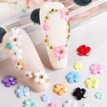 24 Grid 3D Flower Nail Charms Set 6 | PricZone