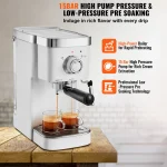 SucceBuy 15 Bar Espresso Machine with Frother 2 | PricZone