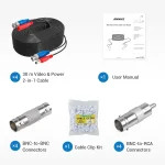 ANNKE 100ft BNC Video Power Cable 4 Pack 5 | PricZone