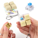 Keyboard Fidget Keychain with LED Light 5 | PricZone