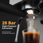 20 Bar Espresso Maker with Burr Grinder 5 | PricZone