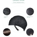 Black Synthetic Long Straight Wig with Bangs 6 | PricZone