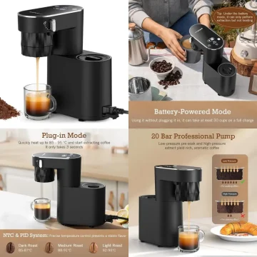 Portable 20 Bar Espresso Coffee Maker 1 | PricZone