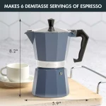 Classic 6 Cup Moka Pot Espresso Maker 6 | PricZone