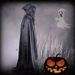 Unisex Hooded Black Witch Cloak Long Cape 5 | PricZone