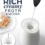 Electric Milk Frother Wand for Coffee Drinks 2 | PricZone