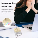 Keyboard Fidget Keychain with LED Light 3 | PricZone