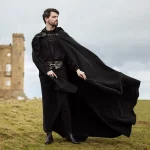 Viking Hooded Cape Medieval Black Cloak 3 | PricZone