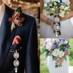 Bridal Bouquet Photo Charm Pearl Gem Pendant 3 | PricZone