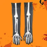 Halloween Skeleton Bone Pattern Leggings 4 | PricZone