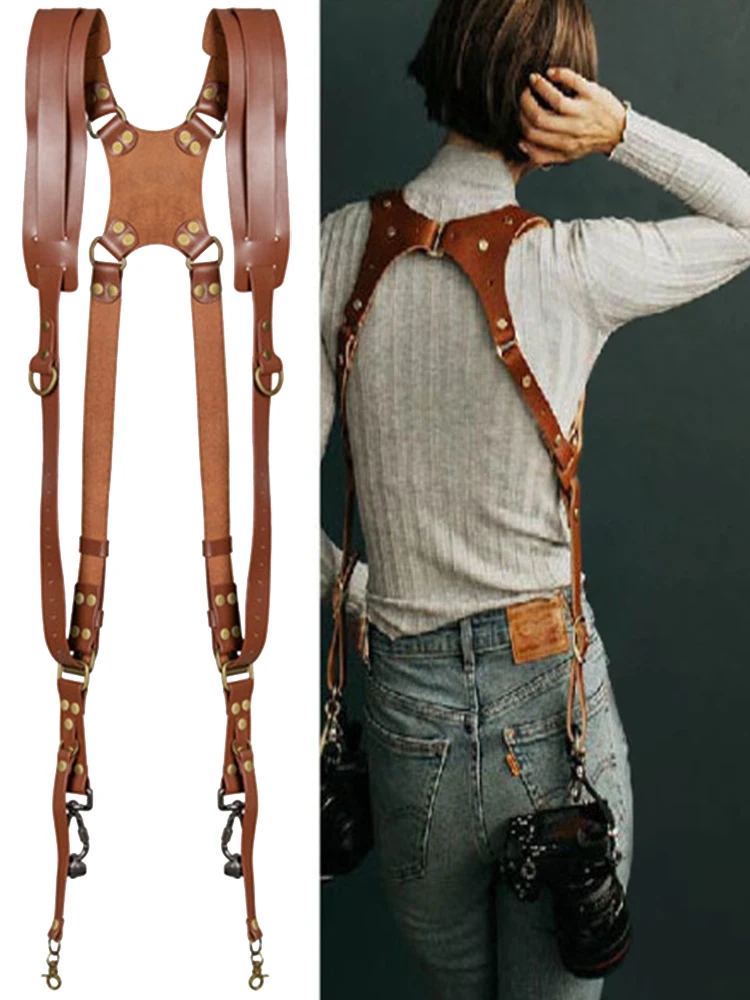 Adjustable Leather Dual Camera Strap 5 | PricZone Adjustable Leather Dual Camera Strap 5 | PricZone