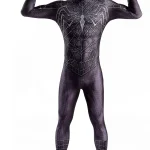 Black Venom Spider Web Bodysuit Removable Mask 5 | PricZone