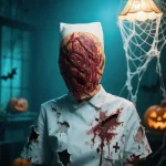 Horror Nurse Masquerade Mask for Halloween 1 | PricZone