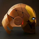 Golden Voice Control Cosplay Helmet Mask 3 | PricZone