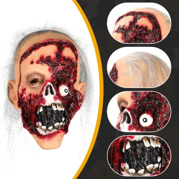 Creepy Old Man Latex Mask for Horror Cosplay 1