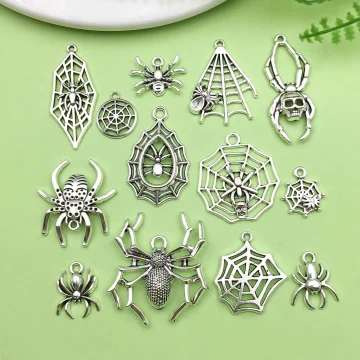 Antique Silver Halloween Charms 10 or 13pcs 1 | PricZone