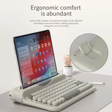 AJAZZ AF84 Dual Mode Retro Keyboard 2