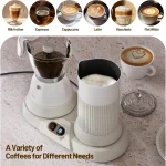 2 in 1 Espresso Maker with Milk Frother 6 | PricZone