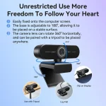 EMEET 4K Streaming Webcam with Dual Mic 6 | PricZone