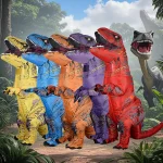 Inflatable T Rex Alien Rabbit Mascot Costume 2 | PricZone