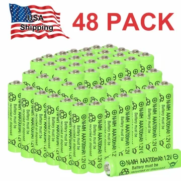 48PCS AA NiMH Rechargeable Batteries 33600mAh 1 | PricZone