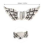 50pc Angel Wing Spacer Beads 09inch Zinc Alloy 4 | PricZone 50pc Angel Wing Spacer Beads 09 inch Zinc Alloy 4 | PricZone
