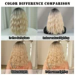 18 Inch Gradient Long Curly Cosplay Wig for Womens 4 | PricZone