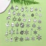 Christmas Charms Set Santa Snowflake Pendants 1 | PricZone