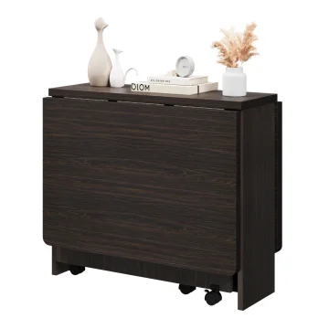 Folding Drop Leaf Table with Storage Racks 1 | PricZone