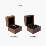 Blank Wood Wedding Ring Box Anniversary Gift 2 | PricZone