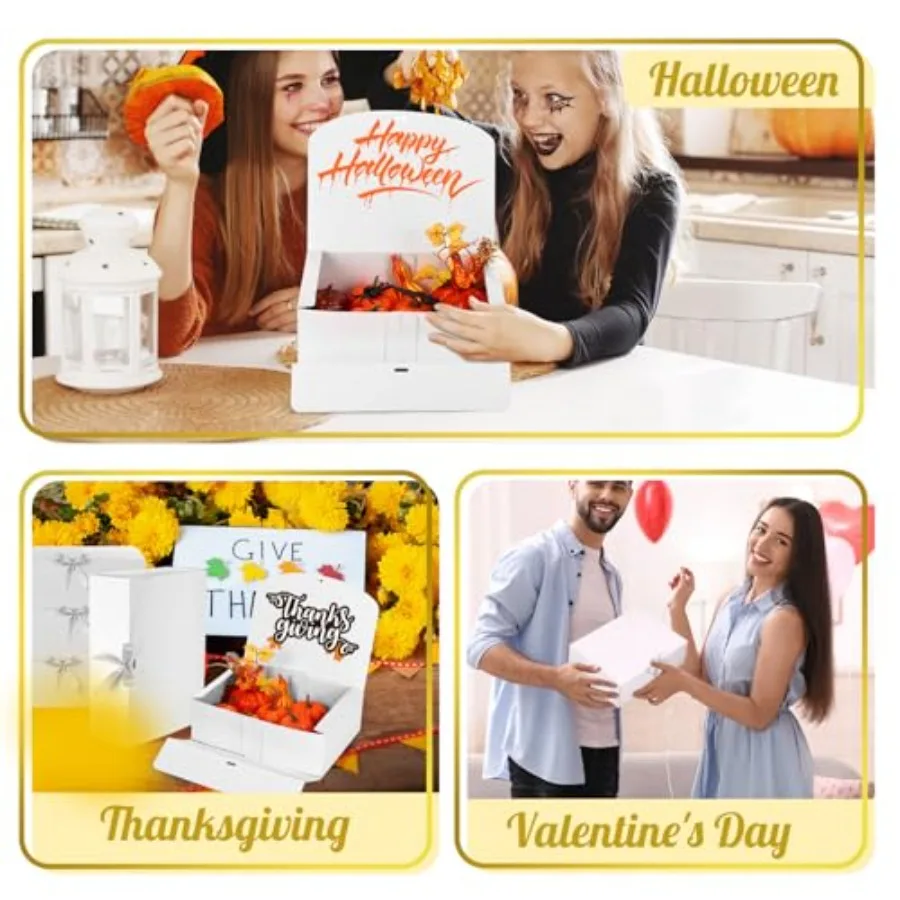 24pcs White Gift Boxes 12 x 9 x 4inch with Lids 5 | PricZone 24pcs White Gift Boxes 12 x 9 x 4 inch with Lids 5 | PricZone