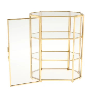 3-Tier Glass Makeup Organizer Display Box 1