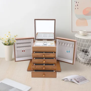 5 Tier Jewelry Box 4 Drawers 6 Hooks Organizer 1 | PricZone