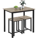 Compact 2 Person Dining Set with Chairs 1 | PricZone