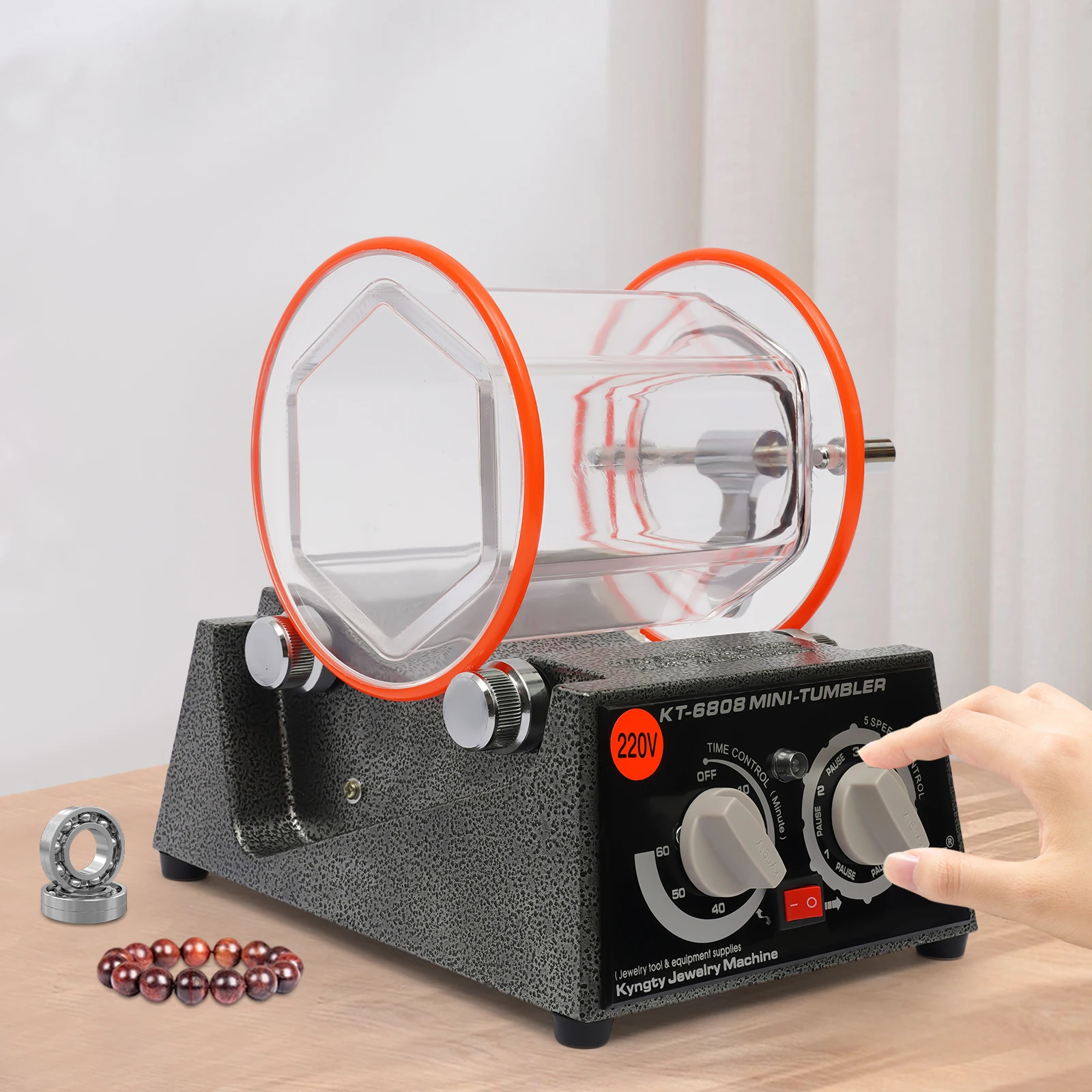 3KG Jewelry Polisher 3500rpm Rotary Tumbler 1 | PricZone 3KG Jewelry Polisher 3500rpm Rotary Tumbler 1 | PricZone