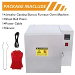 800C Jewelry Casting Furnace 1500W Burnout Oven 4 | PricZone