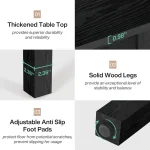 Modern Square Wood Dining Table for 2 4 People 5 | PricZone