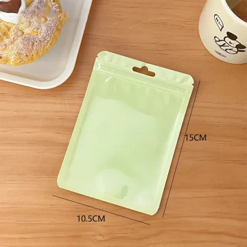 100Pcs Clear Macaron Bags Earring Pouches 1