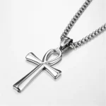 Ancient Egypt Ankh Cross Charm Pendant Gold Silver Color Stainless Steel Amulet Necklaces For Women Men Egyptian Jewelry Gifts 5 | PricZone